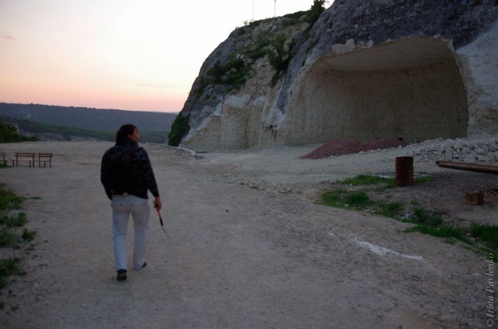 Вырубка пещер в скиту св.Анастасии